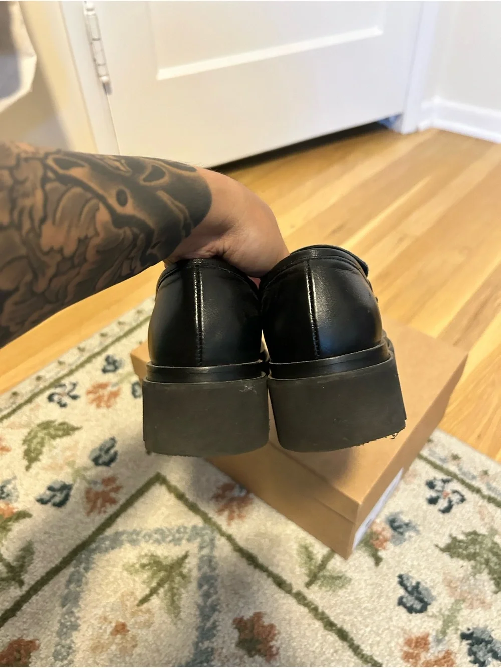 ALOHAS Track Loafer Total Black